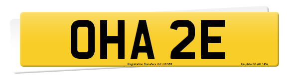 Registration number OHA 2E